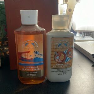 Sparkling Orange Spritz Body Wash and Body Lotion